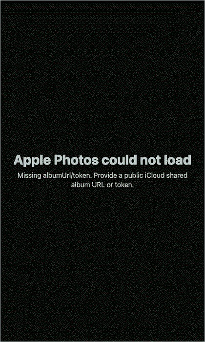 Apple Photos Gallery Screenshot, erstes Foto als Cover im Hochformat