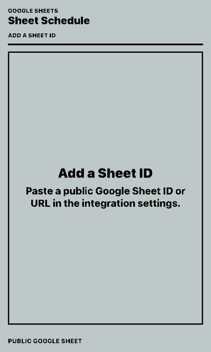 Google Sheet Table Screenshot: Beispieltabelle im Hochformat