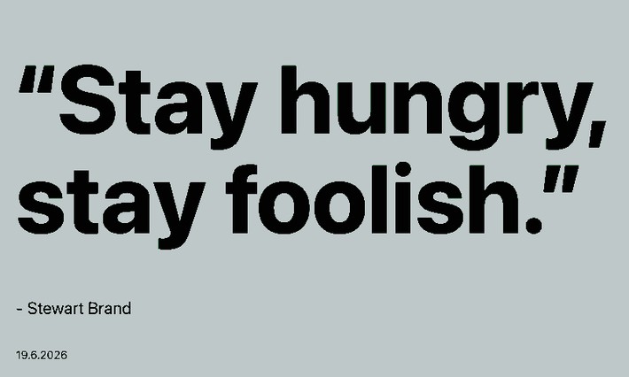 Quote Screenshot: festes Zitat im Querformat